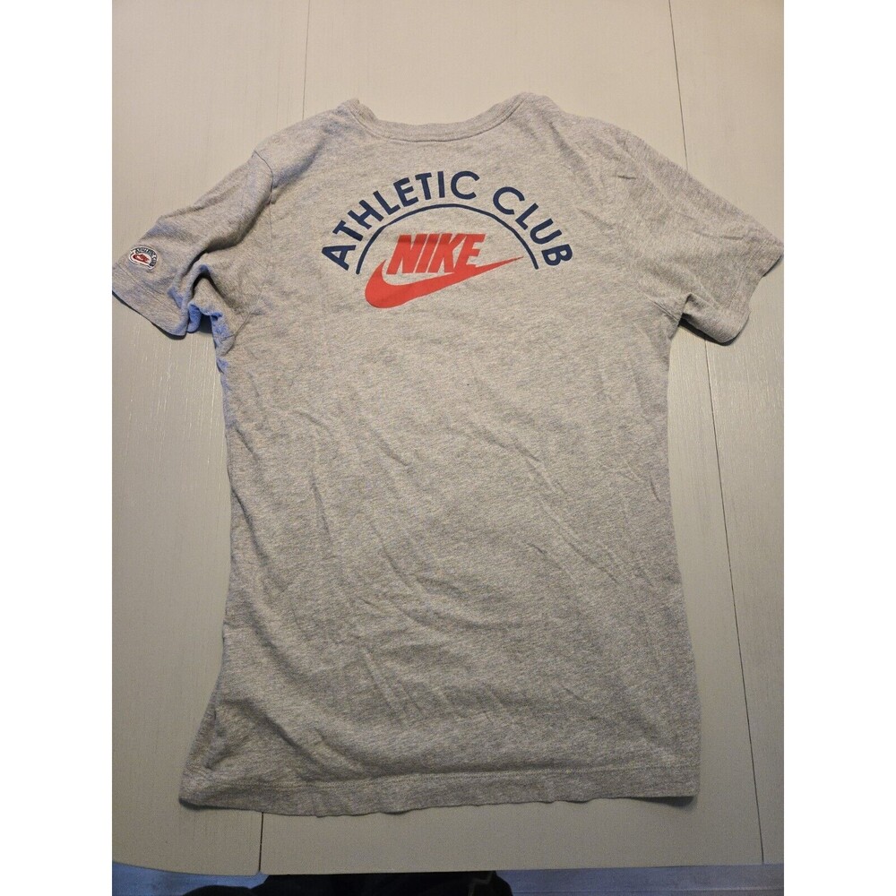 Rare Nike Athletic Club T Shirt Gray Mens  Great Condition Small